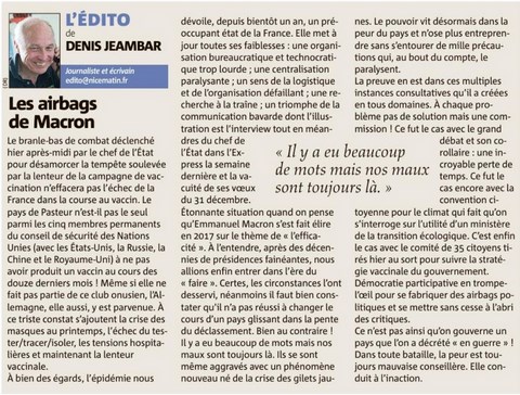 Les airbags de Macron