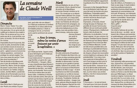 Avec le temps, ...