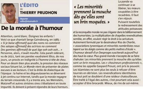 De la morale à l'humour