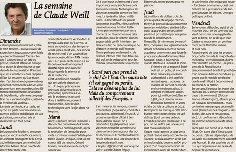 Sacré pari que prend là le chef de l'Etat