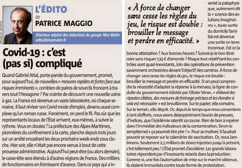 Covid-19 : c'est compliqué