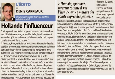 Hollande l'influenceur