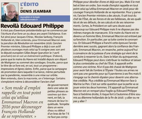 Revoilà Edouard Philippe