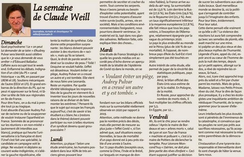 Voulant éviter un piège, Audrey Pulvar ...
