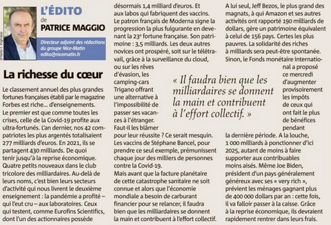 La richesse du coeur