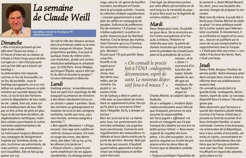 On connaît le procès fait à l'ENA ...