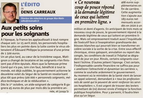 Aux petits soins pour les soignants