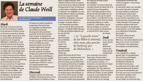 Le "à gauche toute" de Joe Biden le situerait, ...
