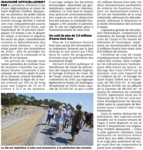 Barrage écrêteur