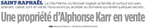 Propriété d'Alphonse KARR