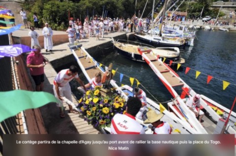 Cortège en partance d'AGAY